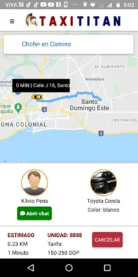 Taxi Titan - para pasajeros android App screenshot 1